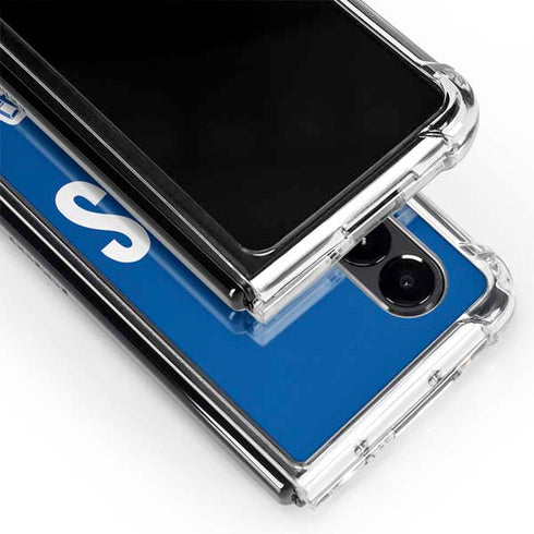 NFL Los Angeles Rams Helmet Galaxy Z Fold4 5G Clear Case