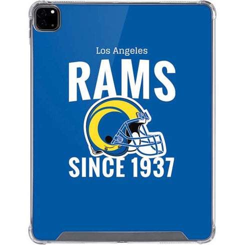 NFL Los Angeles Rams Helmet iPad Pro 12.9in (2020) Clear Case