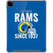 NFL Los Angeles Rams Helmet iPad Pro 12.9in (2020) Clear Case