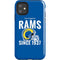 NFL Los Angeles Rams Helmet iPhone 11 Impact Case