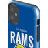 NFL Los Angeles Rams Helmet iPhone 11 Impact Case