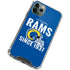 NFL Los Angeles Rams Helmet iPhone 11 Pro Max Clear Case