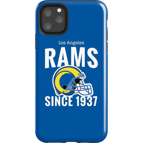 NFL Los Angeles Rams Helmet iPhone 11 Pro Max Impact Case