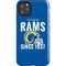NFL Los Angeles Rams Helmet iPhone 11 Pro Max Impact Case