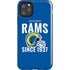 NFL Los Angeles Rams Helmet iPhone 11 Pro Max Impact Case