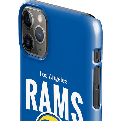 NFL Los Angeles Rams Helmet iPhone 11 Pro Max Lite Case