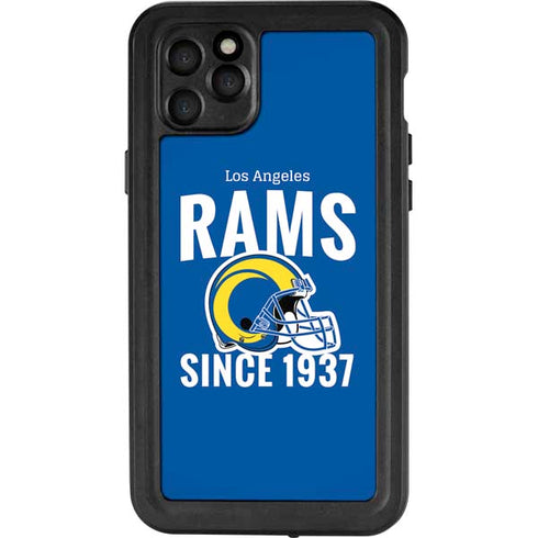 NFL Los Angeles Rams Helmet iPhone 11 Pro Max Waterproof Case