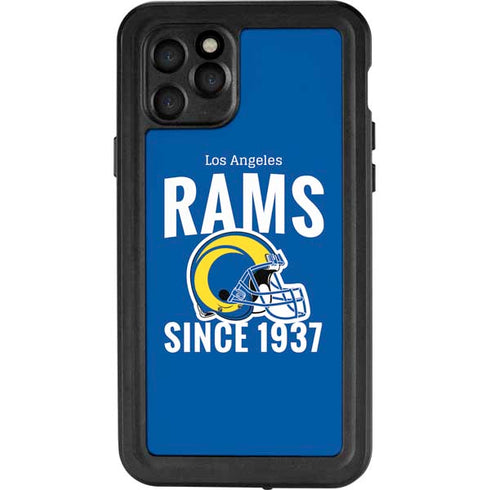NFL Los Angeles Rams Helmet iPhone 11 Pro Waterproof Case