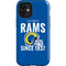 NFL Los Angeles Rams Helmet iPhone 12 Mini Impact Case