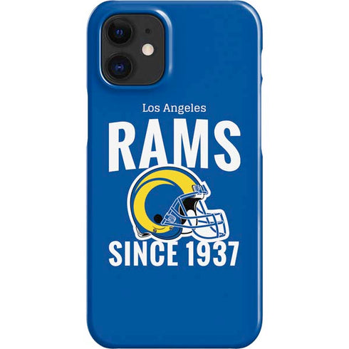 NFL Los Angeles Rams Helmet iPhone 12 Mini Lite Case