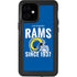 NFL Los Angeles Rams Helmet iPhone 12 Mini Waterproof Case