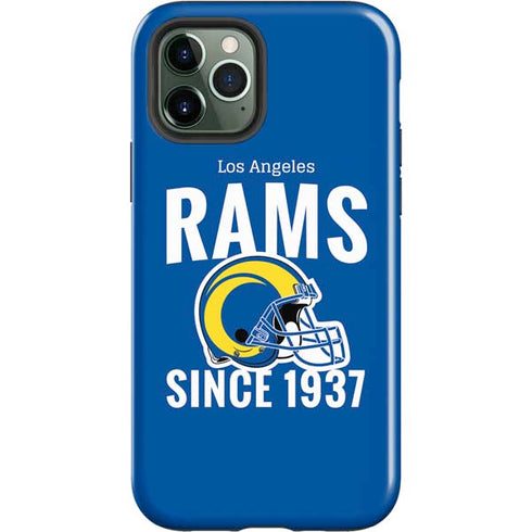 NFL Los Angeles Rams Helmet iPhone 12 Pro Impact Case