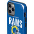 NFL Los Angeles Rams Helmet iPhone 12 Pro Impact Case