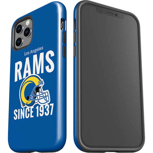 NFL Los Angeles Rams Helmet iPhone 12 Pro Impact Case