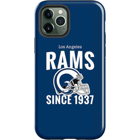 NFL Los Angeles Rams Helmet iPhone 12 Pro Max Impact Case