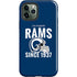 NFL Los Angeles Rams Helmet iPhone 12 Pro Max Impact Case