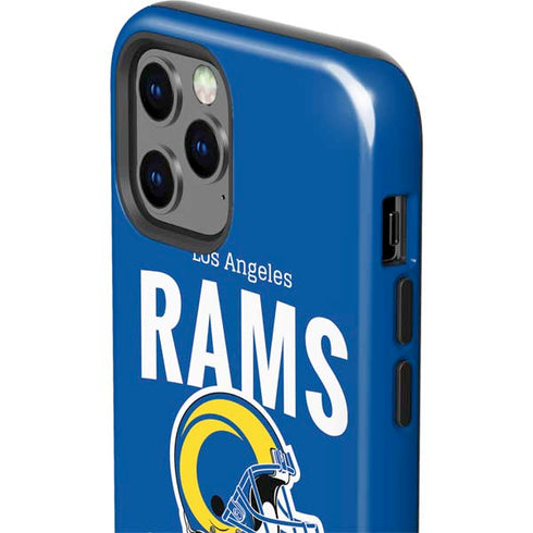 NFL Los Angeles Rams Helmet iPhone 12 Pro Max Impact Case