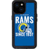 NFL Los Angeles Rams Helmet iPhone 13 Mini Waterproof Case