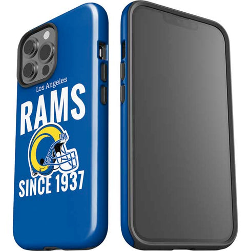 NFL Los Angeles Rams Helmet iPhone 13 Pro Max Impact Case