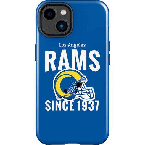 NFL Los Angeles Rams Helmet iPhone 14 Plus Impact Case