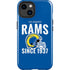 NFL Los Angeles Rams Helmet iPhone 14 Plus Impact Case