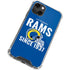 NFL Los Angeles Rams Helmet iPhone 15 Plus Clear Case