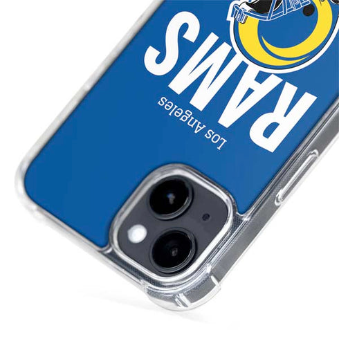 NFL Los Angeles Rams Helmet iPhone 14 Plus MagSafe Case