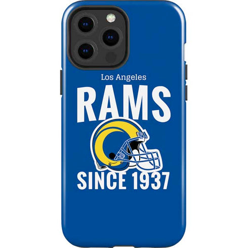 NFL Los Angeles Rams Helmet iPhone 15 Pro Max Impact Case