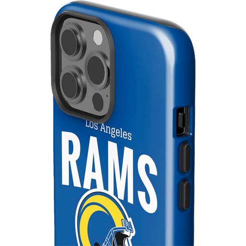 NFL Los Angeles Rams Helmet iPhone 15 Pro Max Impact Case
