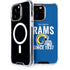 NFL Los Angeles Rams Helmet iPhone 15 Pro Max MagSafe Case