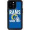 NFL Los Angeles Rams Helmet iPhone 14 Pro Max Waterproof Case