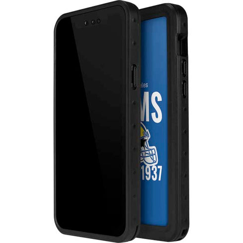 NFL Los Angeles Rams Helmet iPhone 14 Pro Max Waterproof Case