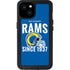 NFL Los Angeles Rams Helmet iPhone 15 Plus Waterproof Case
