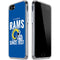 NFL Los Angeles Rams Helmet iPhone SE (2nd & 3rd Gen) Clear Case