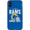 NFL Los Angeles Rams Helmet iPhone X Pro Case