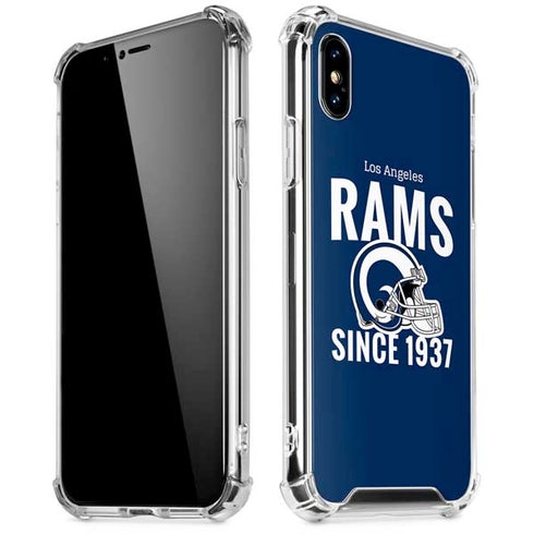 NFL Los Angeles Rams Helmet iPhone X/XS Clear Case