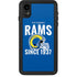 NFL Los Angeles Rams Helmet iPhone XR Waterproof Case