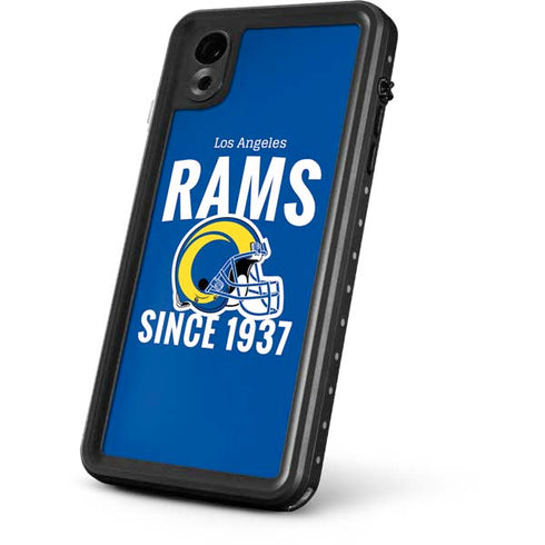 NFL Los Angeles Rams Helmet iPhone XR Waterproof Case
