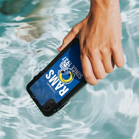 NFL Los Angeles Rams Helmet iPhone XR Waterproof Case
