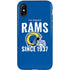NFL Los Angeles Rams Helmet iPhone XS Pro Case
