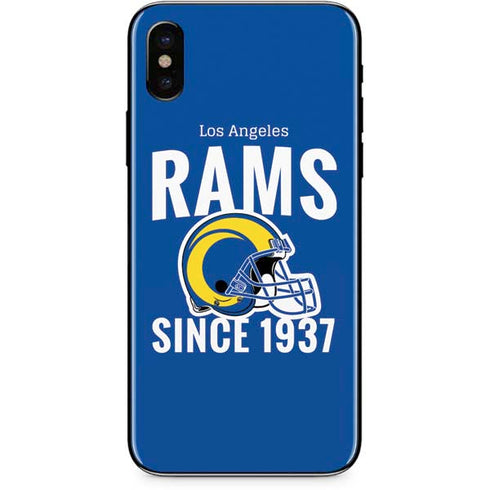 NFL Los Angeles Rams Helmet iPhone XS Skin
