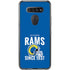 NFL Los Angeles Rams Helmet LG K51/Q51 Clear Case