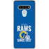 NFL Los Angeles Rams Helmet LG Stylo 6 Clear Case