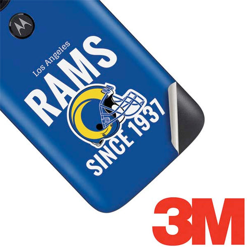 NFL Los Angeles Rams Helmet Moto E5 Play Skin
