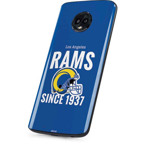 NFL Los Angeles Rams Helmet Moto G6 Skin