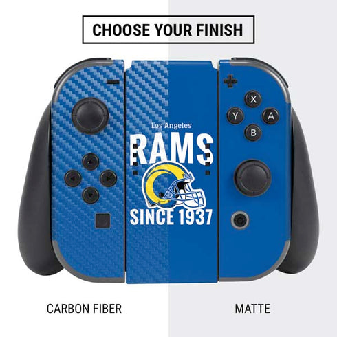 NFL Los Angeles Rams Helmet Nintendo Switch Bundle Skin