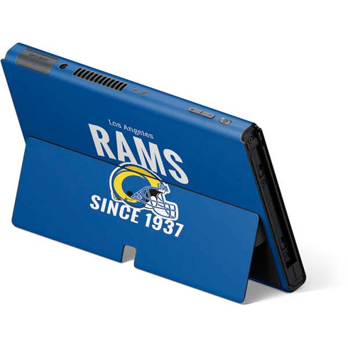 NFL Los Angeles Rams Helmet Nintendo Switch OLED (2021) Skin