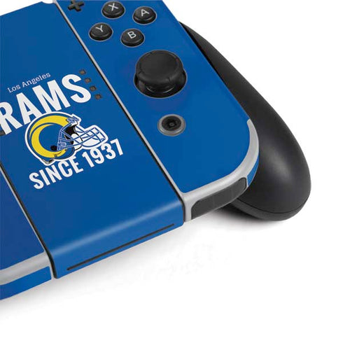 NFL Los Angeles Rams Helmet Nintendo Switch OLED (2021) Skin