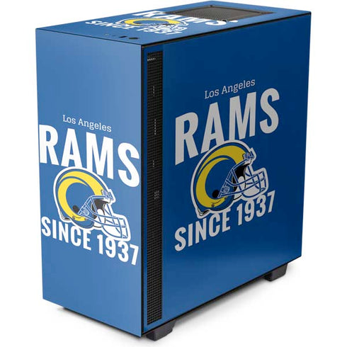 NFL Los Angeles Rams Helmet NZXT H510 Compact ATX Mid-Tower Case Skin