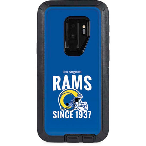 NFL Los Angeles Rams Helmet Otterbox Defender Galaxy Skin